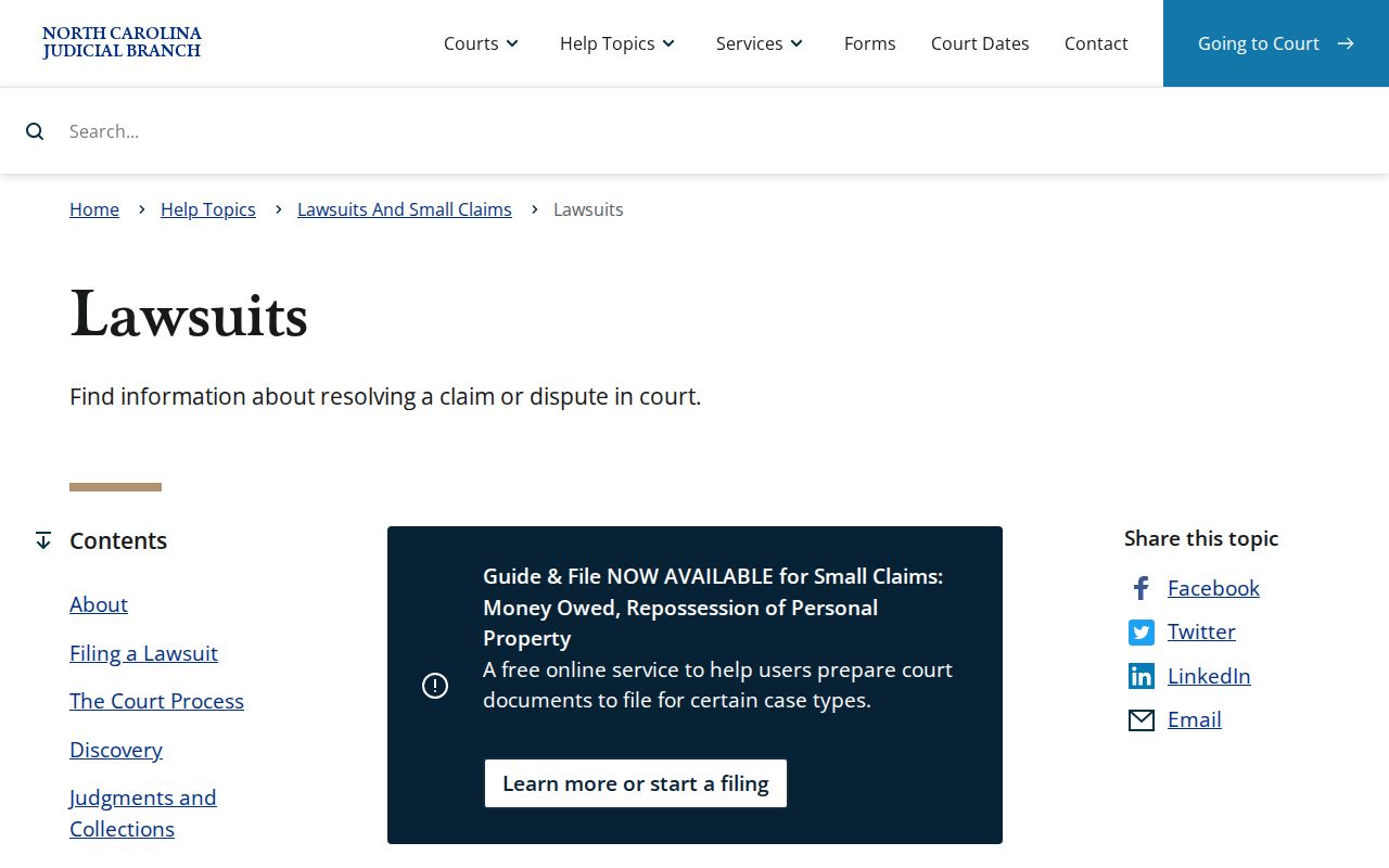 Pender County civil docket District and Superior Court source